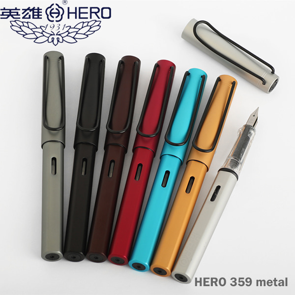 히어로 HERO 359 메탈 만년필/EF/3.4mm전용/레이져각인